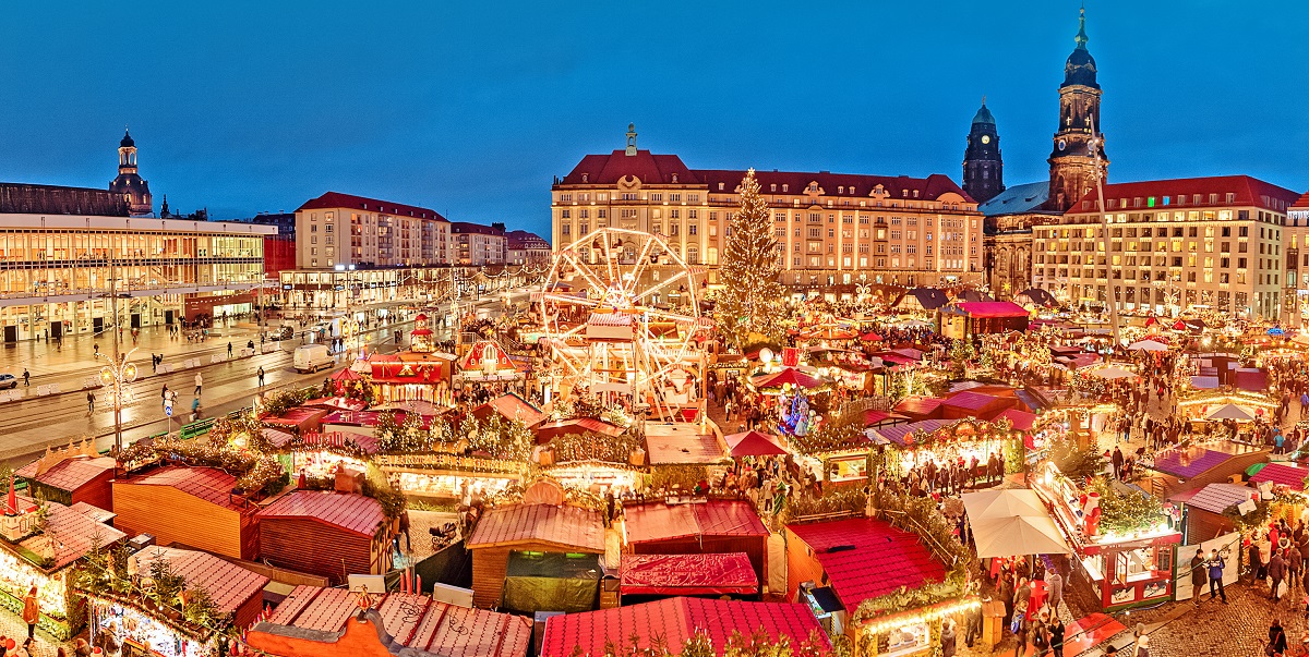 Drážďany - adventní trhy