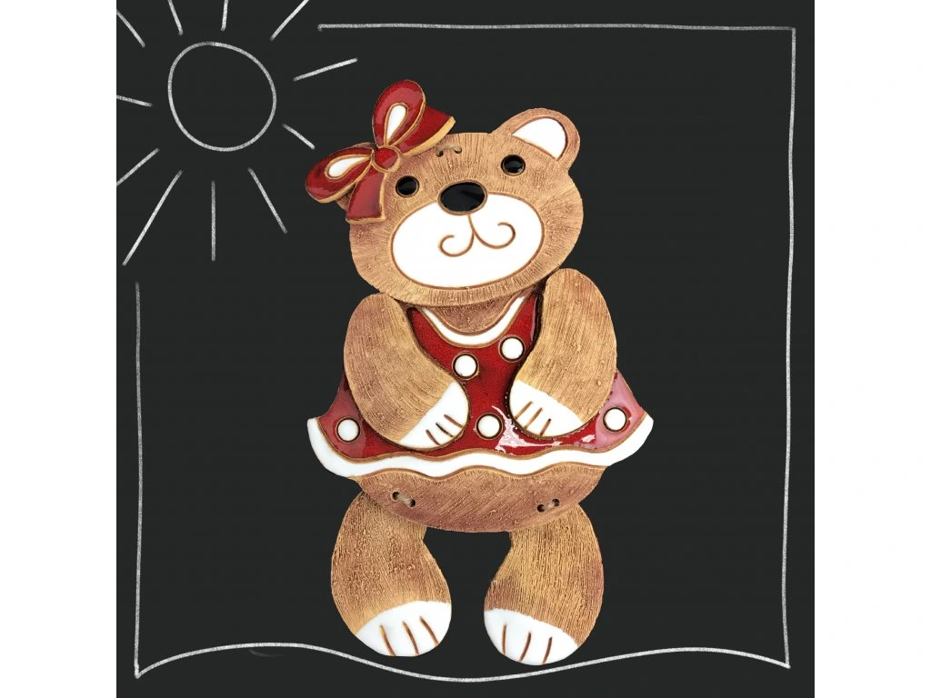 Medvědí holka s mašlí